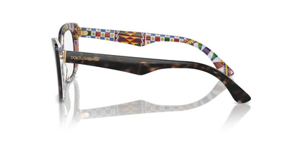 Dolce&Gabbana DG3360 Havana On White Barrow #colour_havana-on-white-barrow