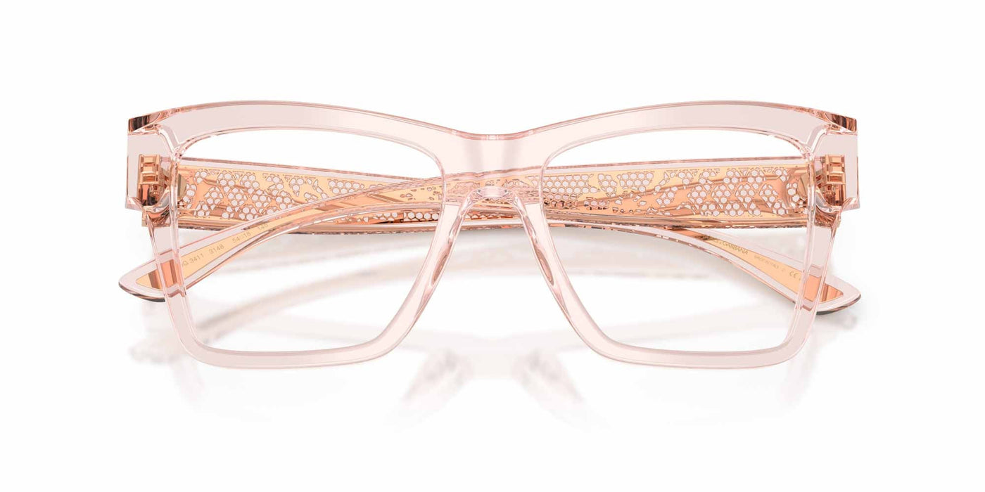 Dolce&Gabbana DG3411 Transparent Rose #colour_transparent-rose