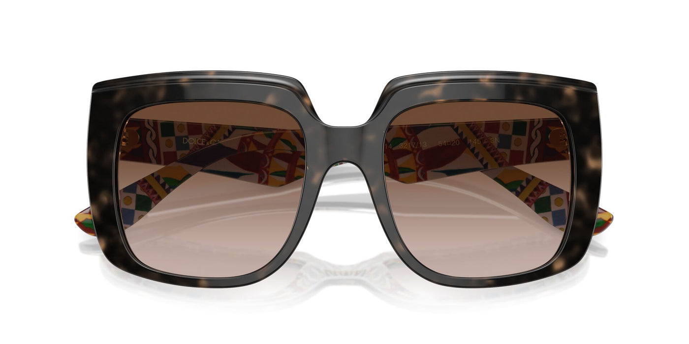 Dolce&Gabbana DG4414 Havana On White Barrow/Brown Gradient #colour_havana-on-white-barrow-brown-gradient