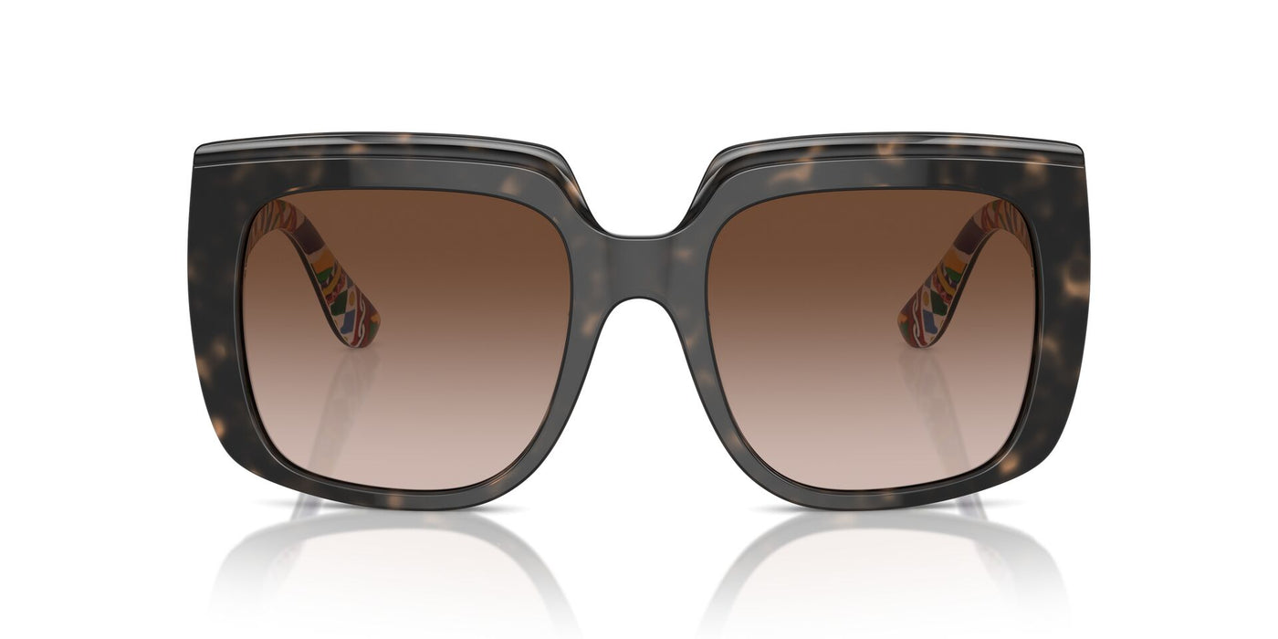 Dolce&Gabbana DG4414 Havana On White Barrow/Brown Gradient #colour_havana-on-white-barrow-brown-gradient