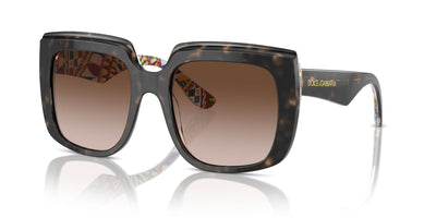 Dolce&Gabbana DG4414 Havana On White Barrow/Brown Gradient #colour_havana-on-white-barrow-brown-gradient