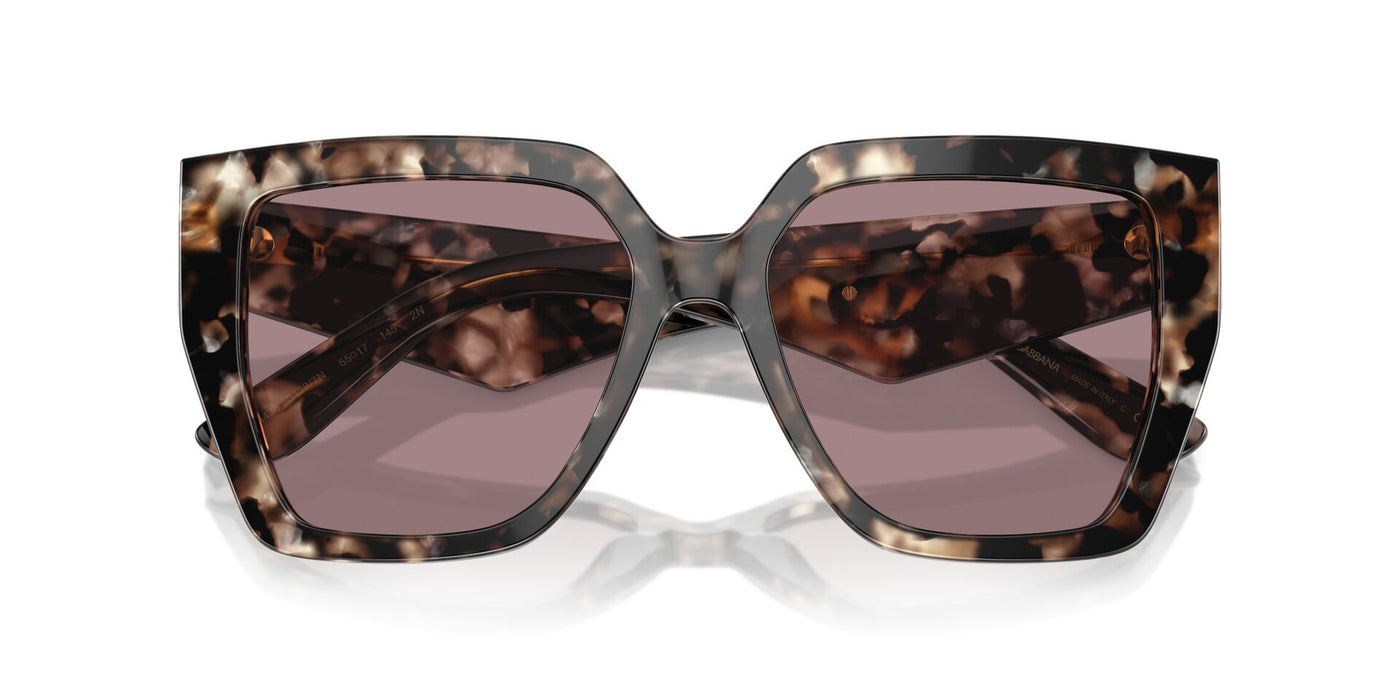 Dolce&Gabbana DG4438 Havana Brown Pearl/Light Purple Brown #colour_havana-brown-pearl-light-purple-brown