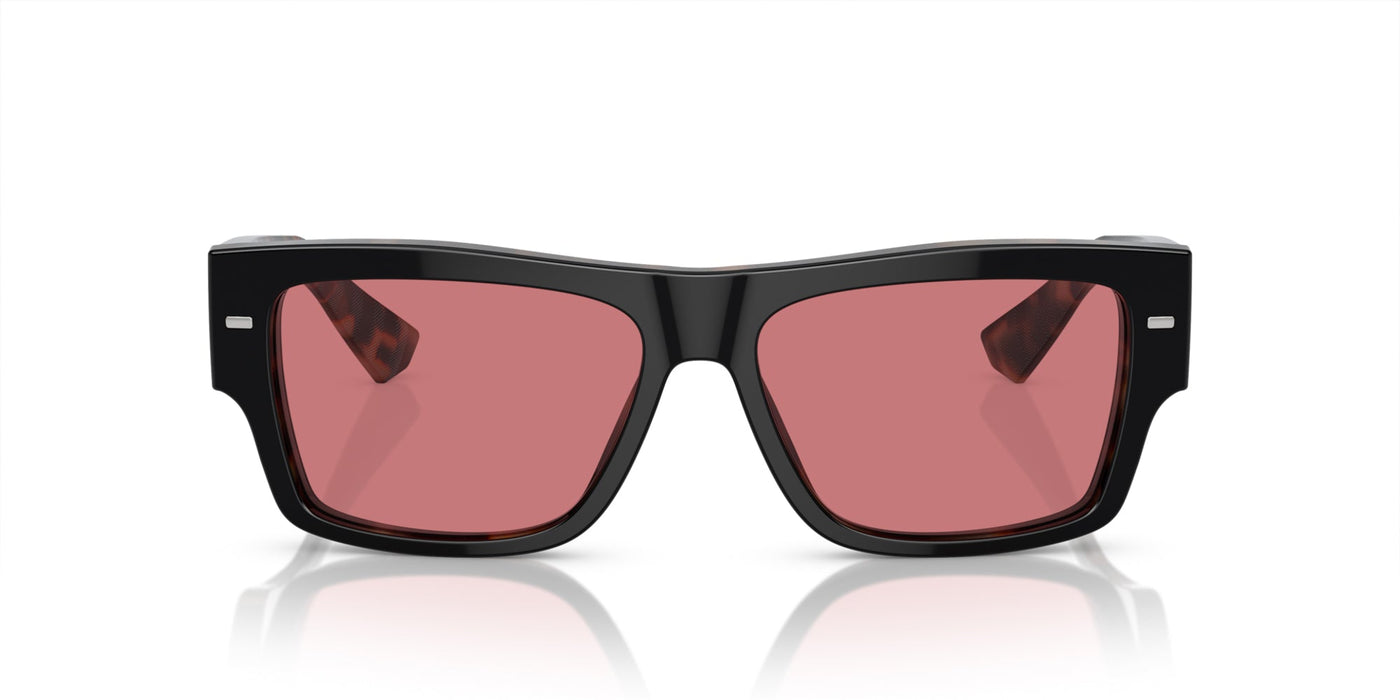 Dolce&Gabbana DG4451 Black On Red Havana/Purple Brown #colour_black-on-red-havana-purple-brown