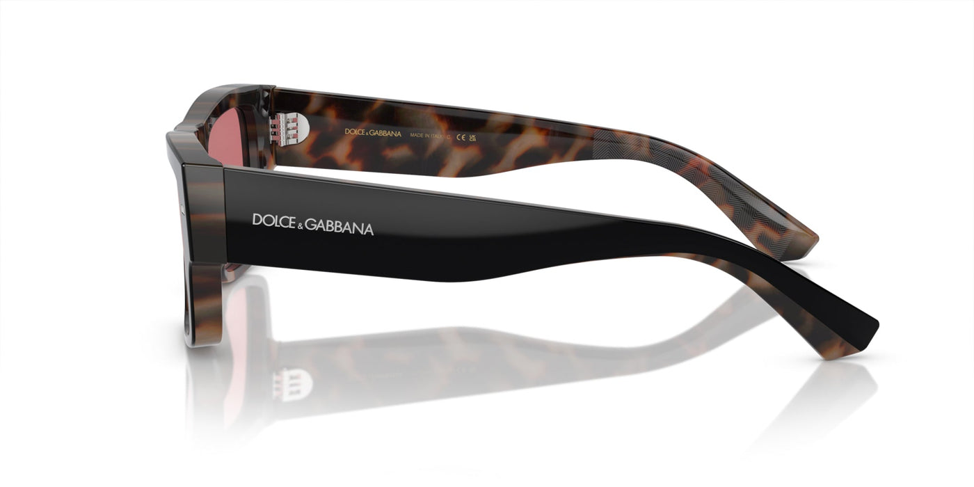 Dolce&Gabbana DG4451 Black On Red Havana/Purple Brown #colour_black-on-red-havana-purple-brown