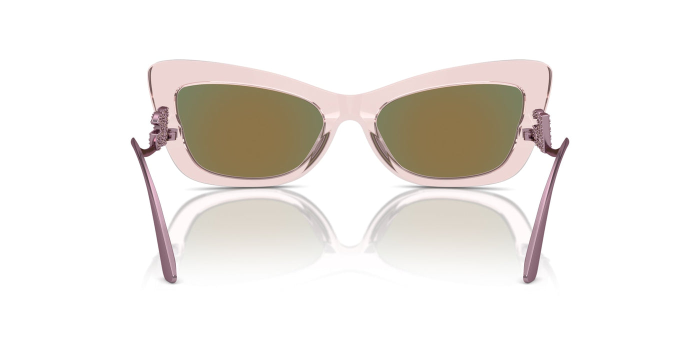 Dolce&Gabbana DG4467B Transparent Rose/Light Brown Pink Mirror #colour_transparent-rose-light-brown-pink-mirror