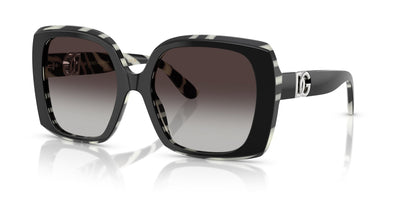 Dolce&Gabbana DG4475 Black On Zebra/Grey Gradient #colour_black-on-zebra-grey-gradient