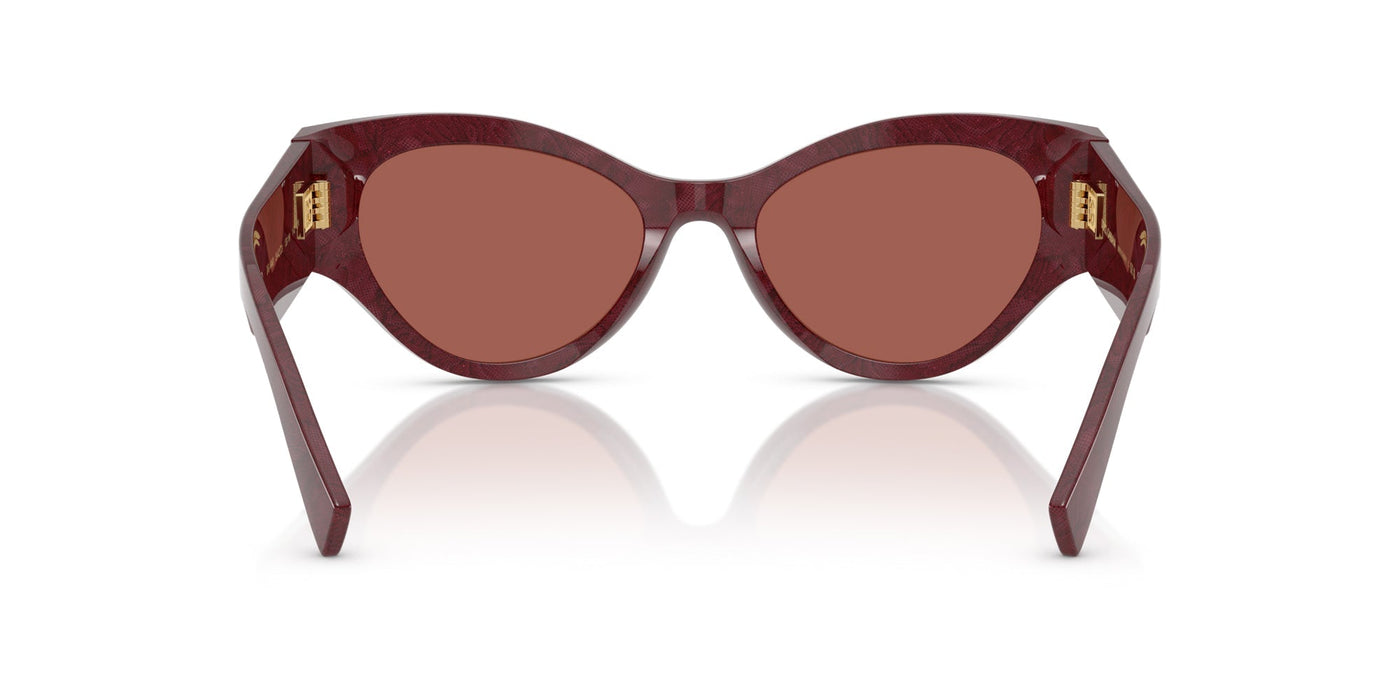 Dolce&Gabbana DG4480 Bordeaux Lace/Dark Violet Red Mirror #colour_bordeaux-lace-dark-violet-red-mirror