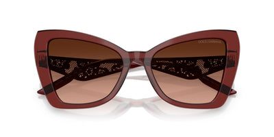 Dolce&Gabbana DG4489 Transparent Bordeaux/Pink Grey Gradient #colour_transparent-bordeaux-pink-grey-gradient