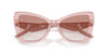 Dolce&Gabbana DG4489 Transparent Powder Pink/Clear Brown Gradient #colour_transparent-powder-pink-clear-brown-gradient