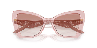 Dolce&Gabbana DG4489 Transparent Powder Pink/Clear Brown Gradient #colour_transparent-powder-pink-clear-brown-gradient