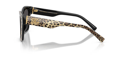 Dolce&Gabbana DG4512 Leo Brown On Black/Dark Grey #colour_leo-brown-on-black-dark-grey