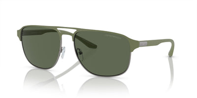 Emporio Armani EA2144 Matte Gunmetal/Sage Green/Dark Green #colour_matte-gunmetal-sage-green-dark-green