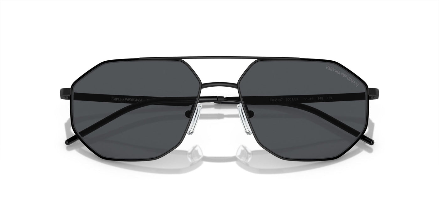 Emporio Armani EA2147 Matte Black/Dark Grey #colour_matte-black-dark-grey