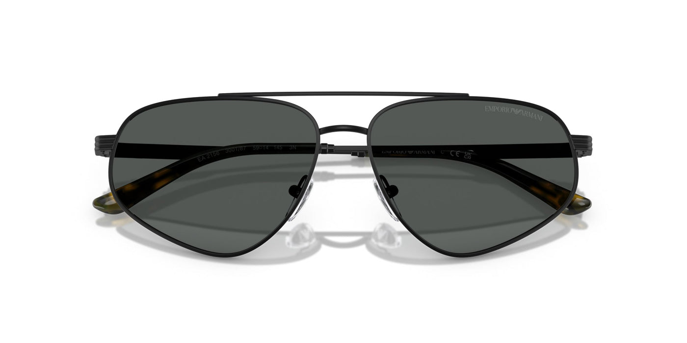 Emporio Armani EA2156 Matte Black/Dark Grey #colour_matte-black-dark-grey