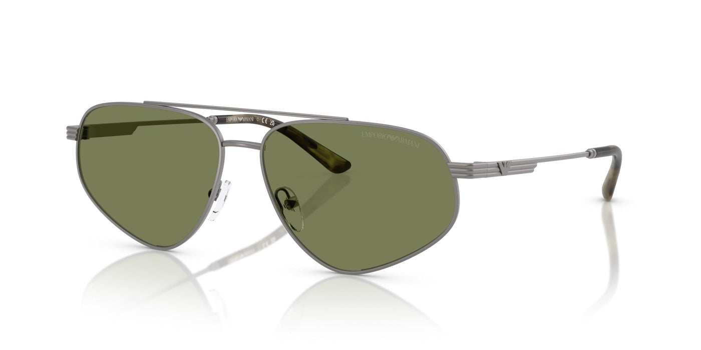 Emporio Armani EA2156 Matte Gunmetal/Green #colour_matte-gunmetal-green