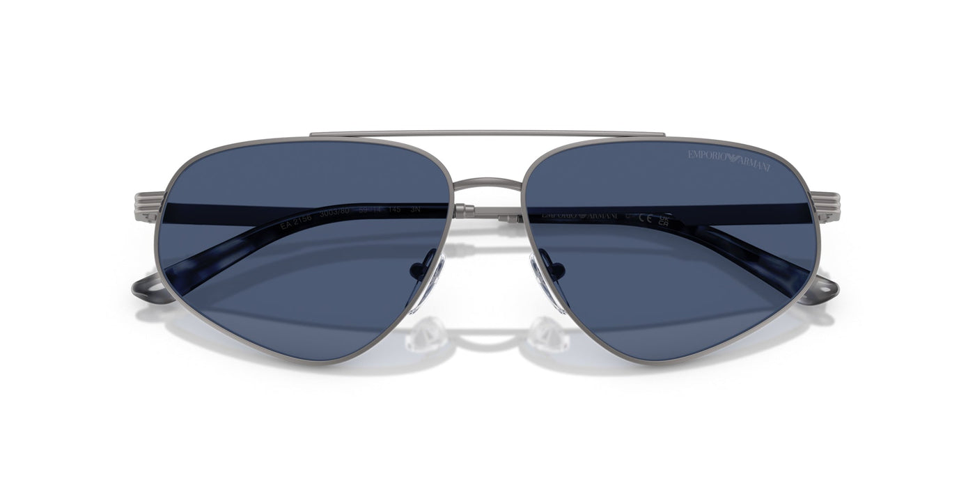 Emporio Armani EA2156 Matte Gunmetal/Dark Blue #colour_matte-gunmetal-dark-blue