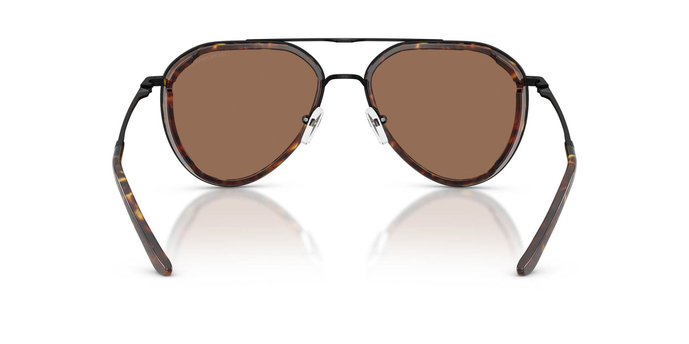 Emporio Armani EA2163 Matte Black/Dark Brown #colour_matte-black-dark-brown