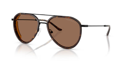 Emporio Armani EA2163 Matte Black/Dark Brown #colour_matte-black-dark-brown