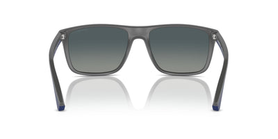 Emporio Armani EA4033 Matte Grey/Blue Gradient Polarised #colour_matte-grey-blue-gradient-polarised