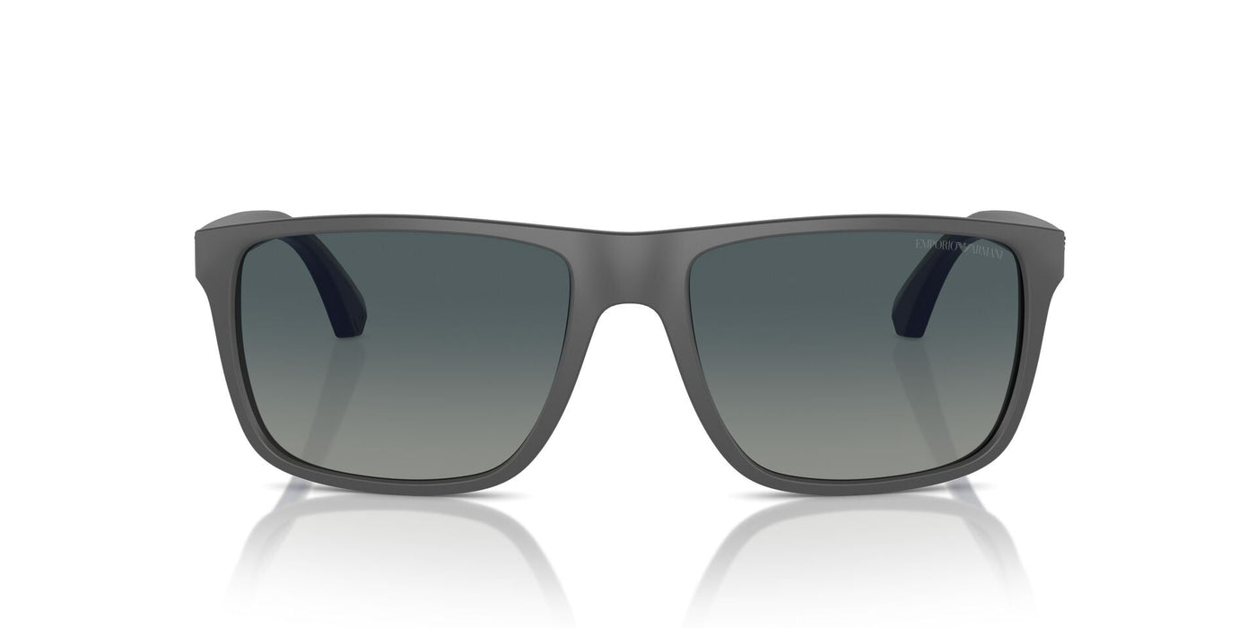 Emporio Armani EA4033 Matte Grey/Blue Gradient Polarised #colour_matte-grey-blue-gradient-polarised