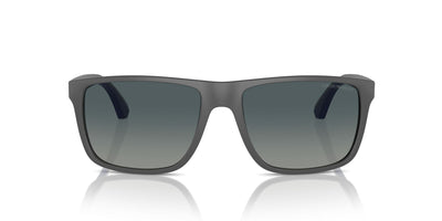 Emporio Armani EA4033 Matte Grey/Blue Gradient Polarised #colour_matte-grey-blue-gradient-polarised