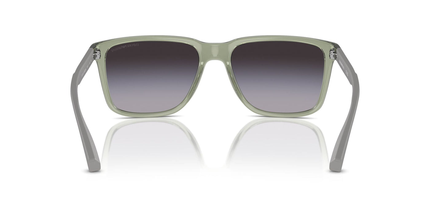 Emporio Armani EA4047 Shiny Transparent Green/Grey Gradient #colour_shiny-transparent-green-grey-gradient