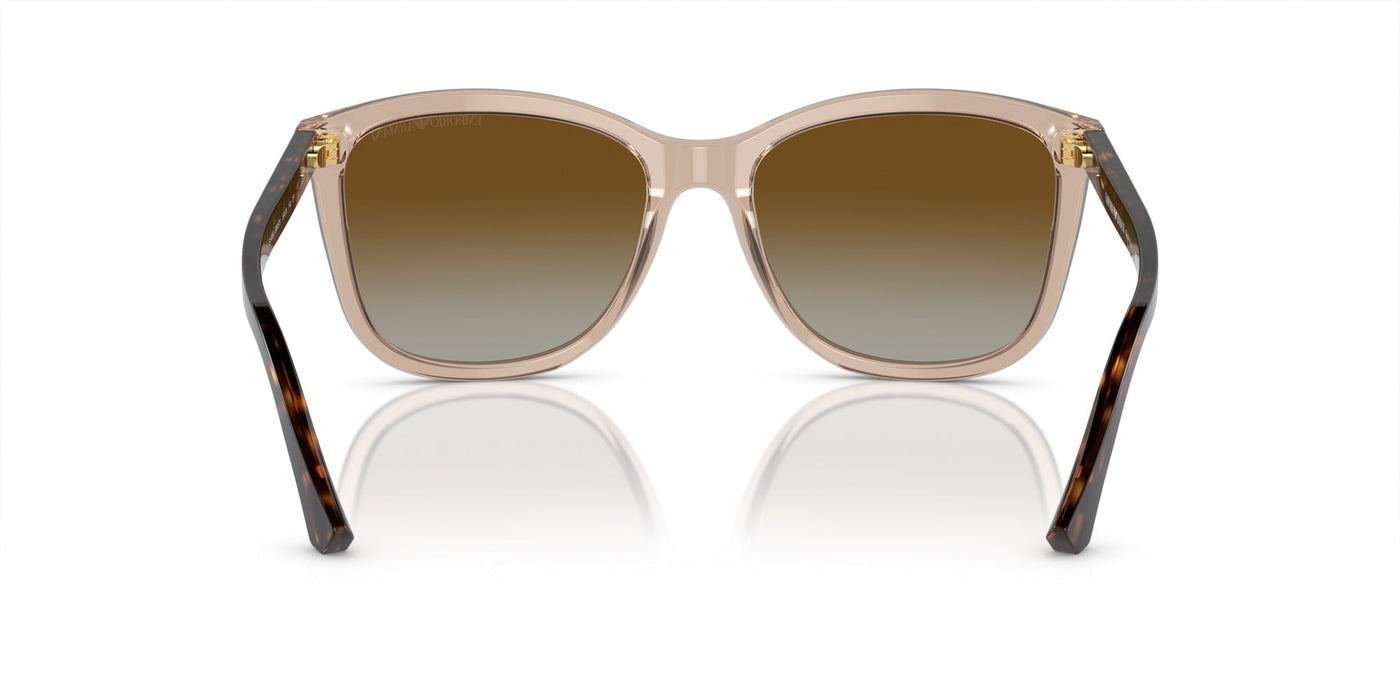 Emporio Armani EA4060 Transparent Tundra/Brown Gradient Polarised #colour_transparent-tundra-brown-gradient-polarised