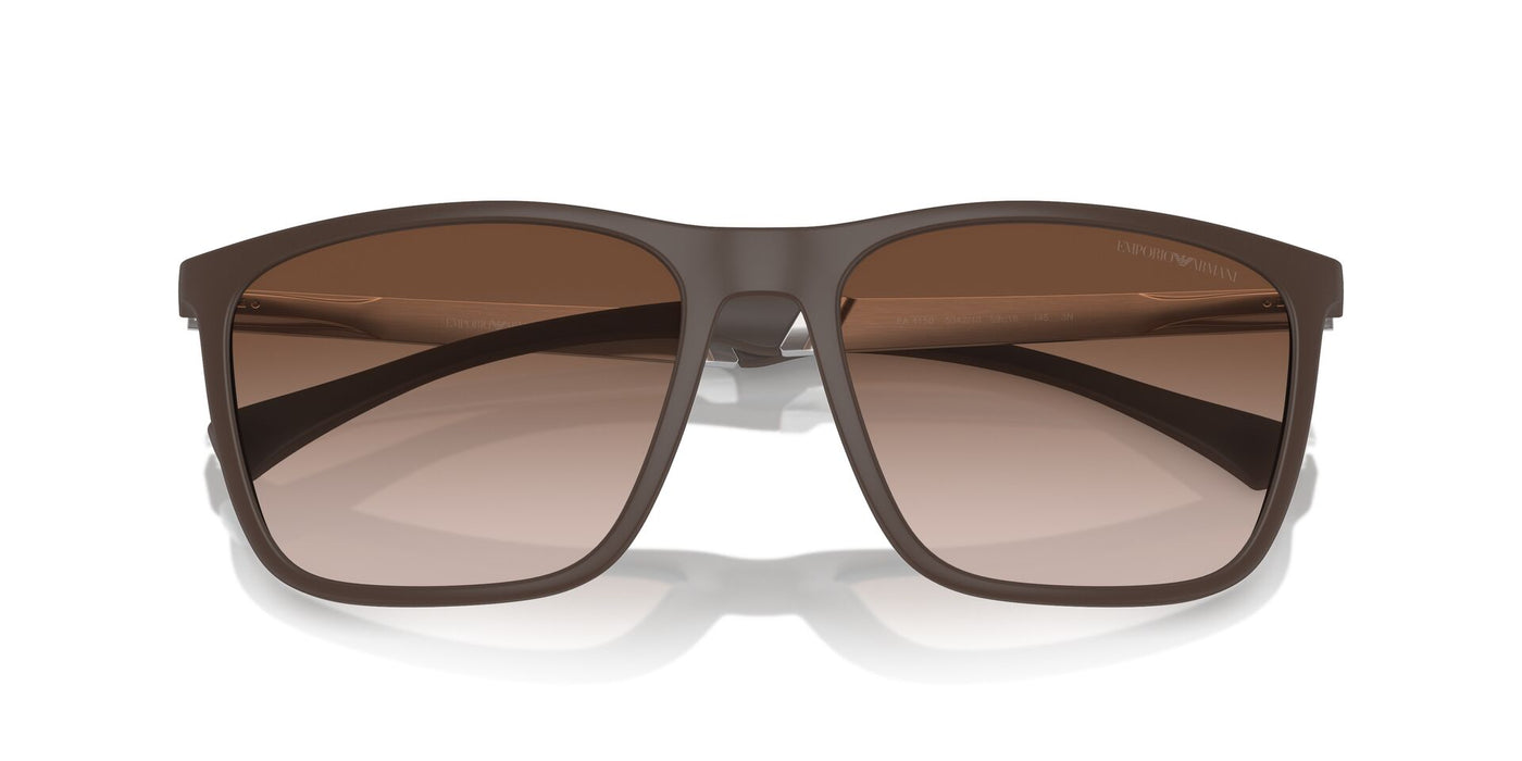 Emporio Armani EA4150 Matte Brown/Brown Gradient #colour_matte-brown-brown-gradient