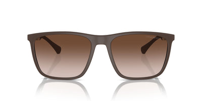 Emporio Armani EA4150 Matte Brown/Brown Gradient #colour_matte-brown-brown-gradient