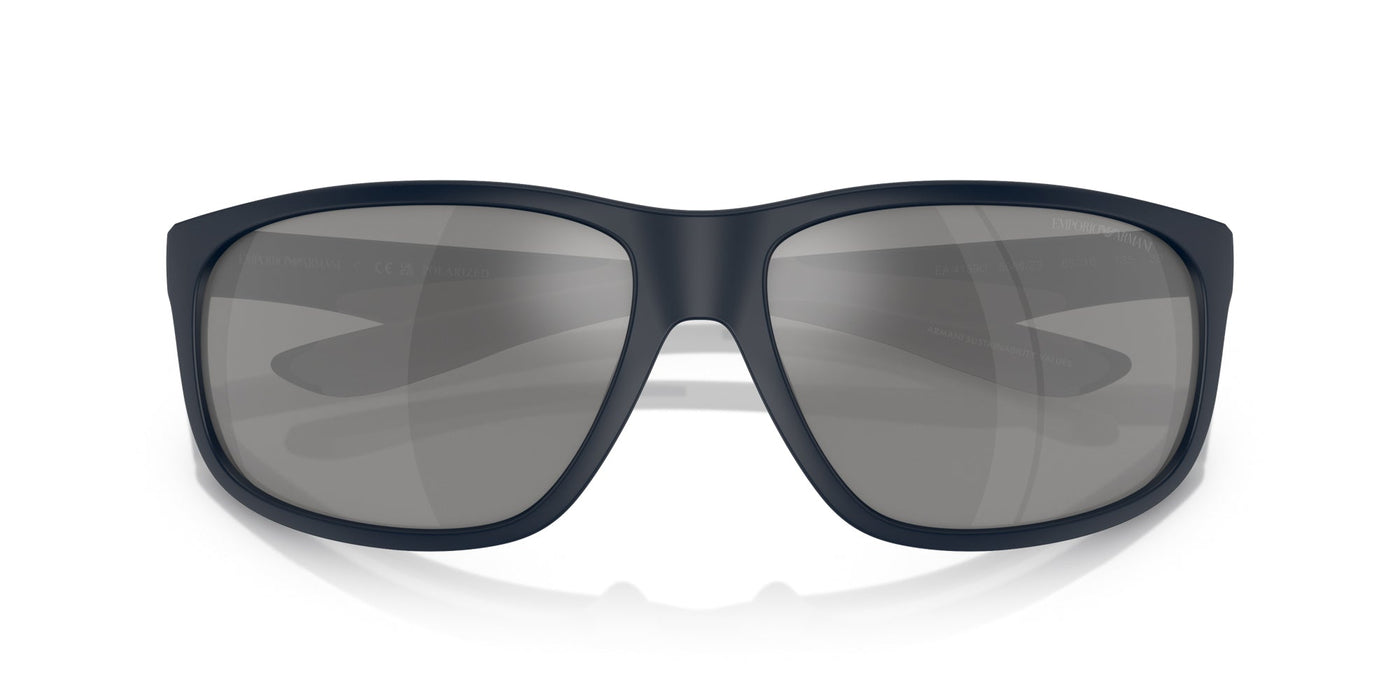 Emporio Armani EA4199U Matte Blue/Grey Silver Polarised Mirror #colour_matte-blue-grey-silver-polarised-mirror