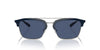 Emporio Armani EA4228 Shiny Blue/Matte Silver/Dark Blue #colour_shiny-blue-matte-silver-dark-blue