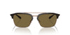 Emporio Armani EA4228 Shiny Brown/Matte Pink Gold/Dark Brown #colour_shiny-brown-matte-pink-gold-dark-brown