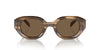 Emporio Armani EA4230U Shiny Striped Brown/Dark Brown #colour_shiny-striped-brown-dark-brown