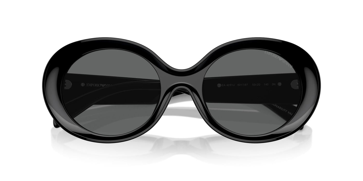 Emporio Armani EA4231U Shiny Black/Dark Grey #colour_shiny-black-dark-grey