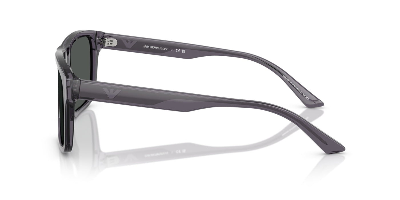 Emporio Armani EA4232 Transparent Dark Grey/Smoke #colour_transparent-dark-grey-smoke