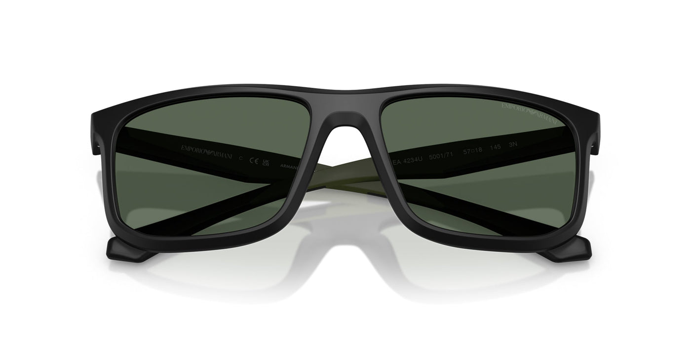 Emporio Armani EA4234U Matte Black/Dark Green #colour_matte-black-dark-green