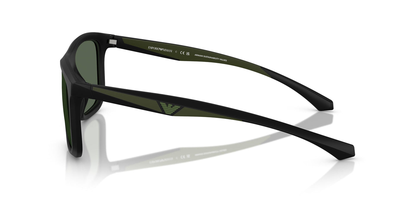 Emporio Armani EA4234U Matte Black/Dark Green #colour_matte-black-dark-green