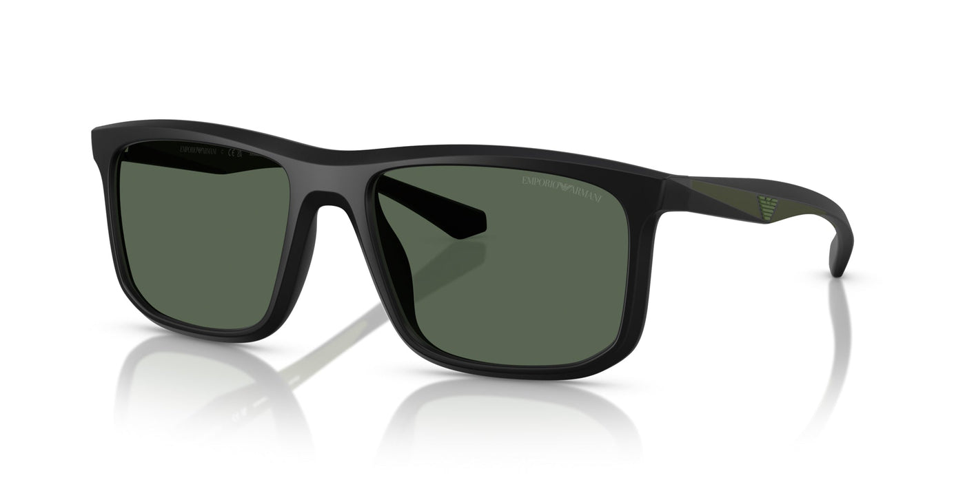 Emporio Armani EA4234U Matte Black/Dark Green #colour_matte-black-dark-green