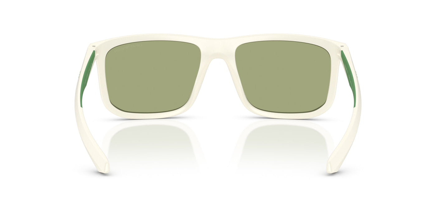 Emporio Armani EA4234U Matte White/Green #colour_matte-white-green