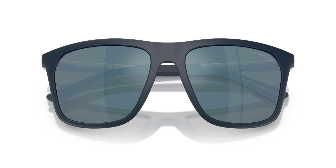 Emporio Armani EA4237 Matte Dark Blue/Dark Grey Ar Blue External #colour_matte-dark-blue-dark-grey-ar-blue-external