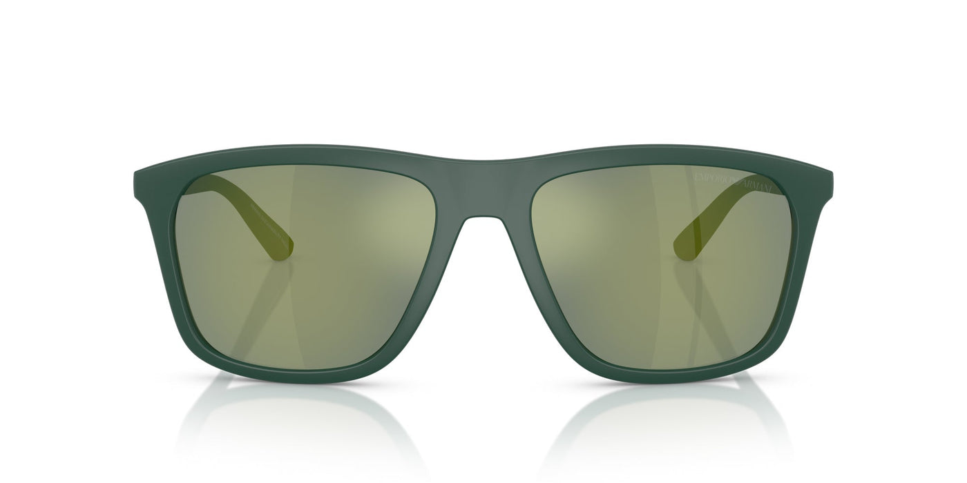 Emporio Armani EA4237 Matte Dark Green/Green Green Mirror #colour_matte-dark-green-green-green-mirror