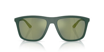 Emporio Armani EA4237 Matte Dark Green/Green Green Mirror #colour_matte-dark-green-green-green-mirror