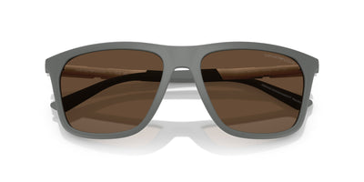 Emporio Armani EA4237 Matte Grey/Dark Brown #colour_matte-grey-dark-brown