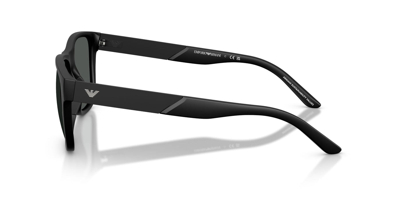 Emporio Armani EA4243 Matte Black/Dark Grey #colour_matte-black-dark-grey