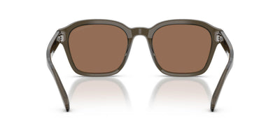 Emporio Armani EA4245U Shiny Transparent Grey/Dark Brown #colour_shiny-transparent-grey-dark-brown