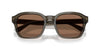 Emporio Armani EA4245U Shiny Transparent Grey/Dark Brown #colour_shiny-transparent-grey-dark-brown