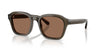 Emporio Armani EA4245U Shiny Transparent Grey/Dark Brown #colour_shiny-transparent-grey-dark-brown