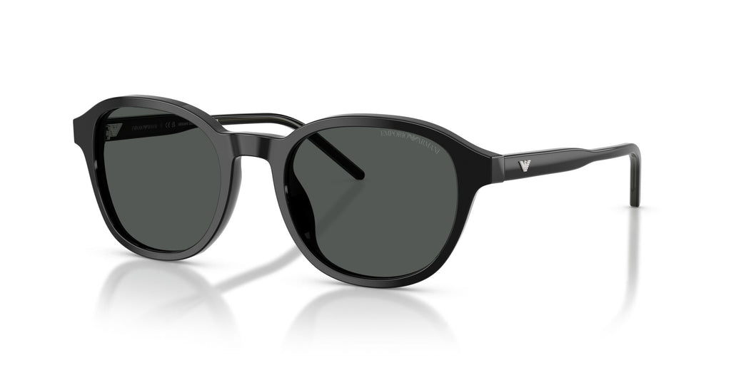Emporio Armani EA4247U Shiny Black/Dark Grey #colour_shiny-black-dark-grey