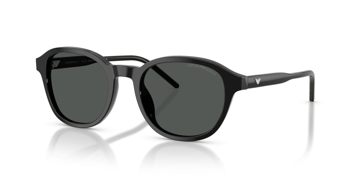 Emporio Armani EA4247U Shiny Black/Dark Grey #colour_shiny-black-dark-grey