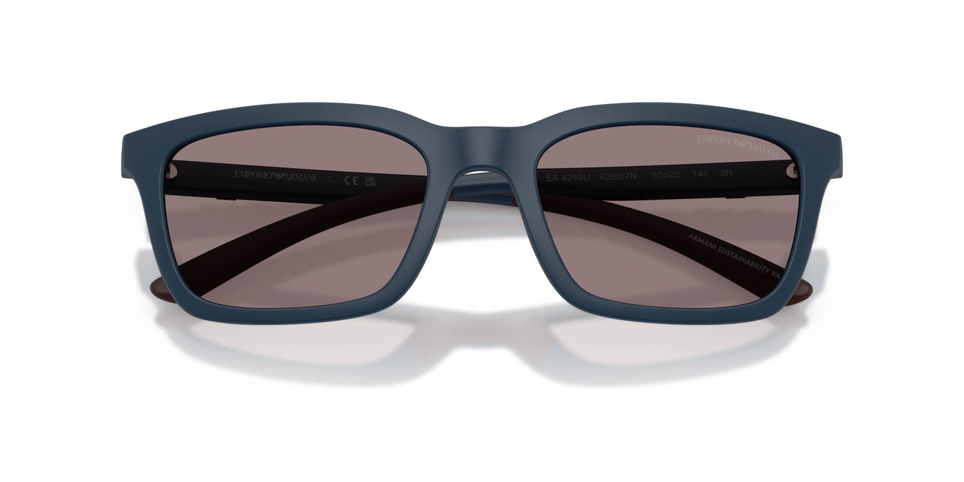Emporio Armani EA4249U Matte Blue/Dark Purple #colour_matte-blue-dark-purple